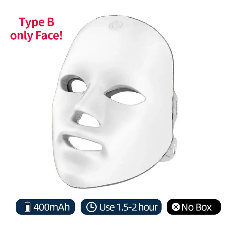 Wireless 7 Colors LED Face Beauty Machine
